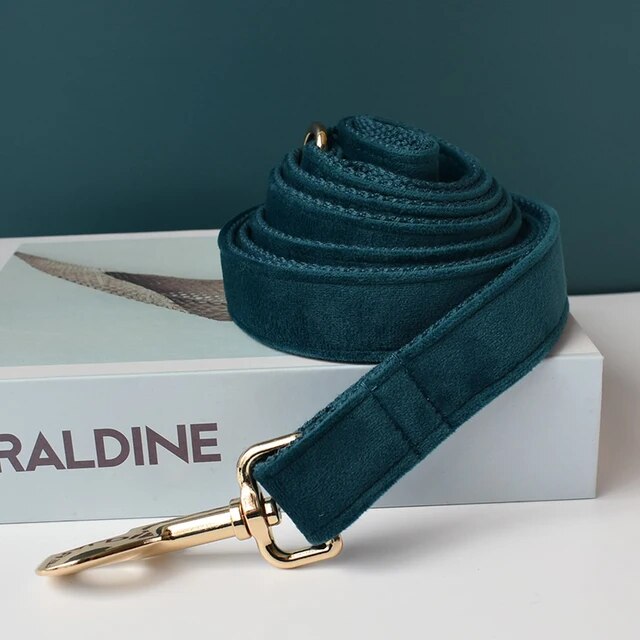 Gepersonaliseerde hondenharnas blauw
