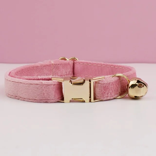 Gepersonaliseerde kattenhalsband roze